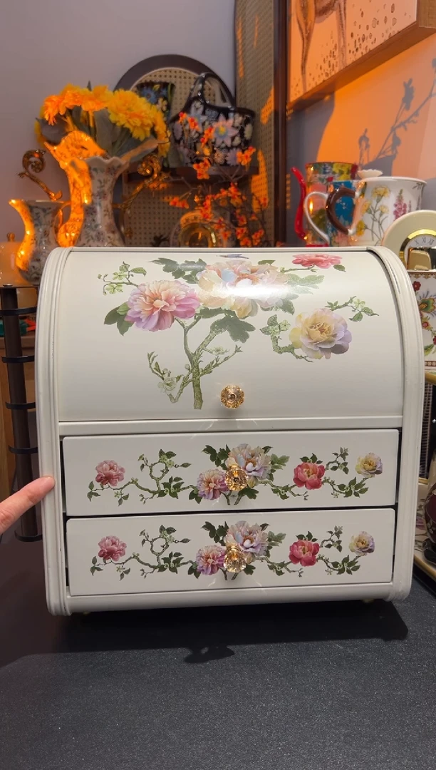 外贸陶瓷家居百货-铁艺双层收纳箱