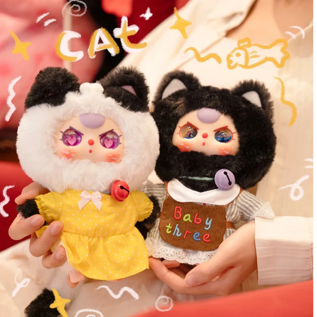 【拆盒】娃三岁小猫衣橱潮玩盲盒