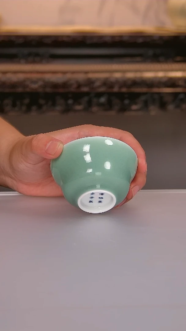 45博物堂原矿柴窑单色釉