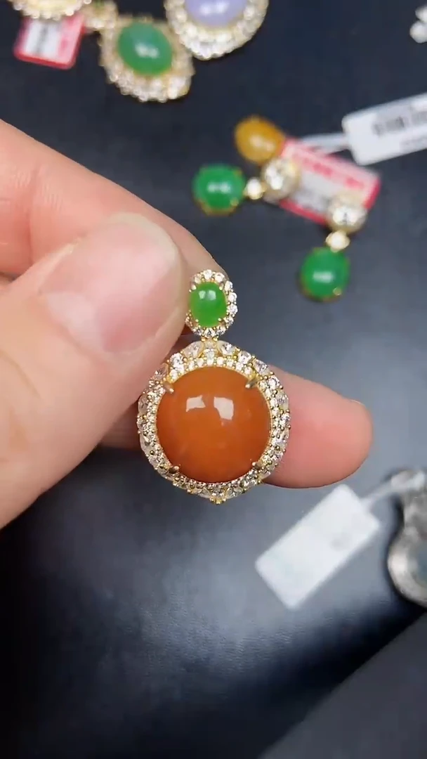 银S925镶嵌戒指翡翠3240