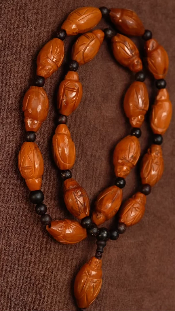 【闪购商品】橄榄核手串/手链创汇期三刀罗汉脖挂