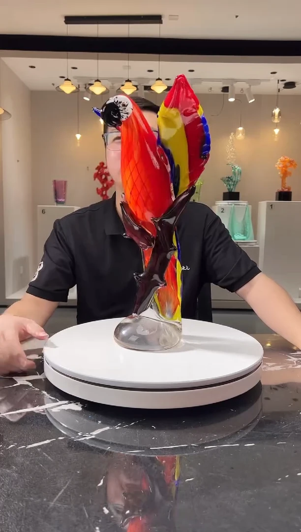 摆件巴比特美学 五彩金刚鹦鹉