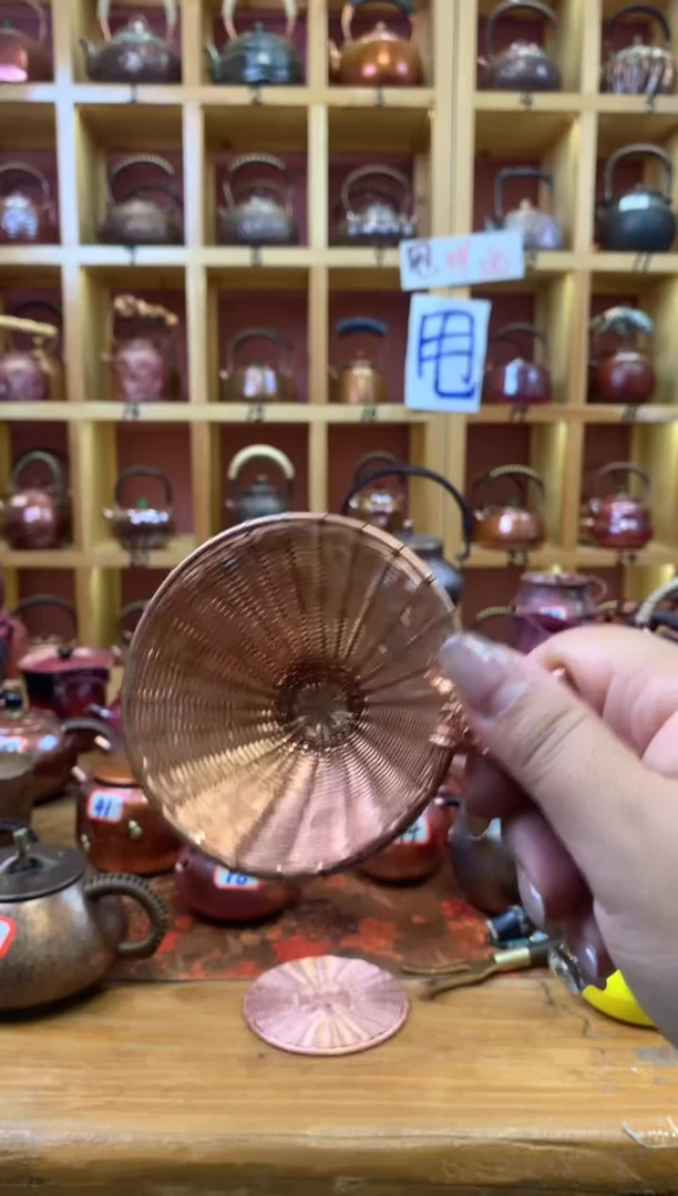样品甩编织梅花茶漏