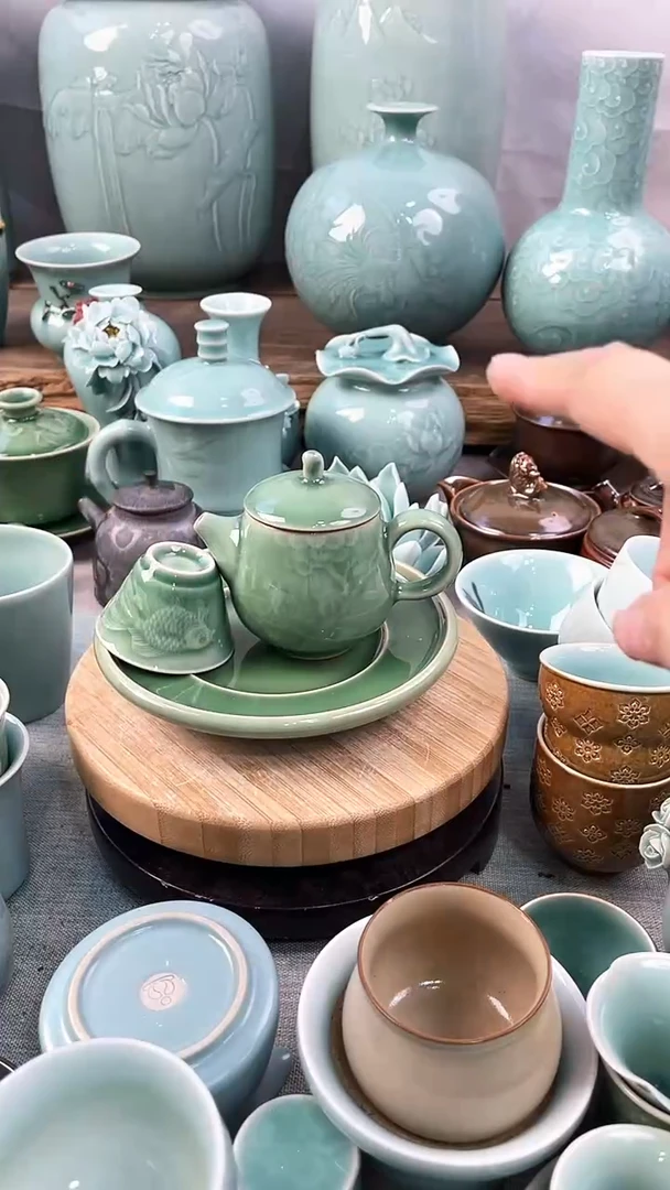 【闪购商品】特价 微瑕 慧仙青瓷