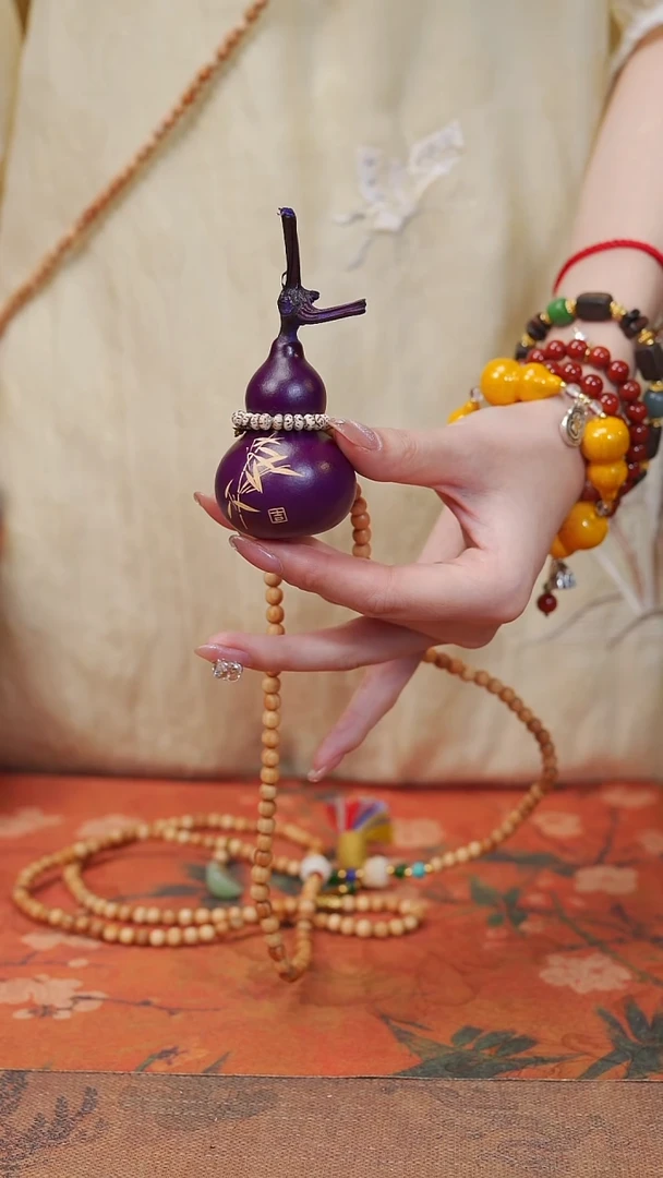 295漆艺工艺小葫芦168