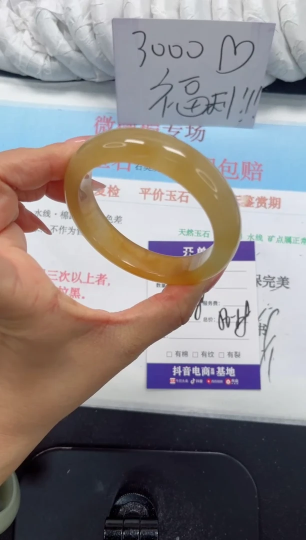 未镶嵌手镯石英质玉47-57.8