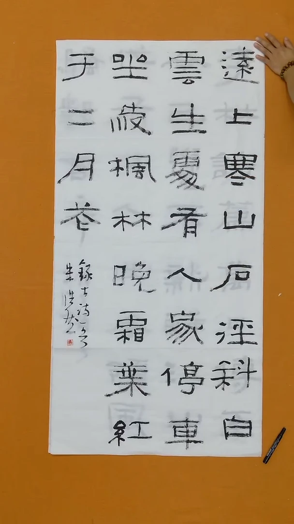 书法朱浩然  河南 十三届届展双体   书法硕S    138*68cm