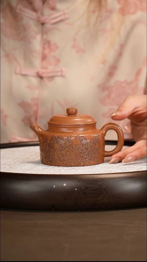 茶壶紫砂【邵忠源】玉砂段 大亨德钟 240cc