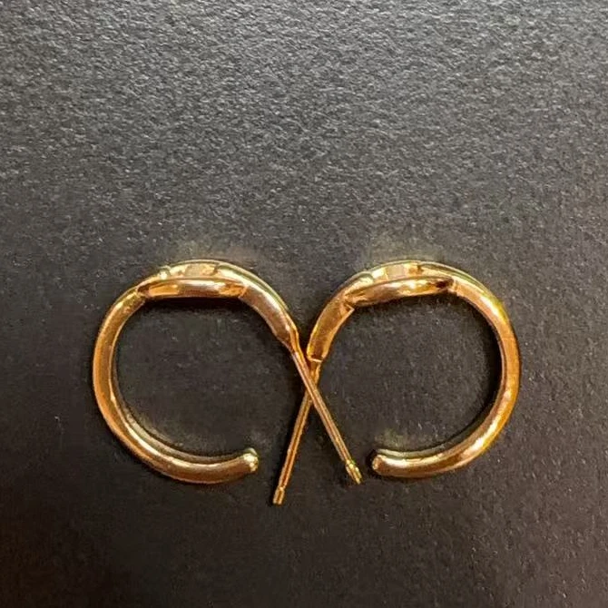 合金耳饰 【618福利】轻奢气质时尚简约耳钉FL-A