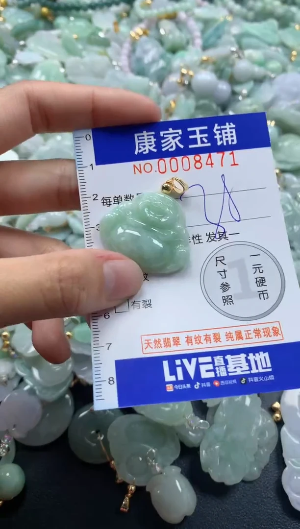 颈饰未镶嵌翡翠8471