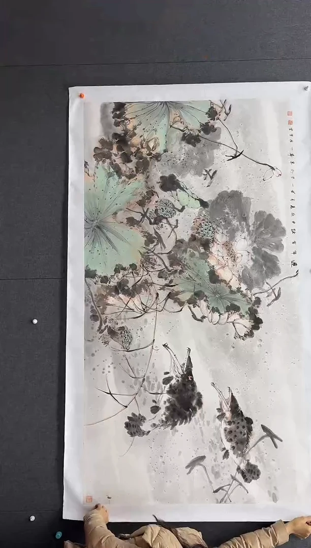 国画炳山艺术--付建老师作品