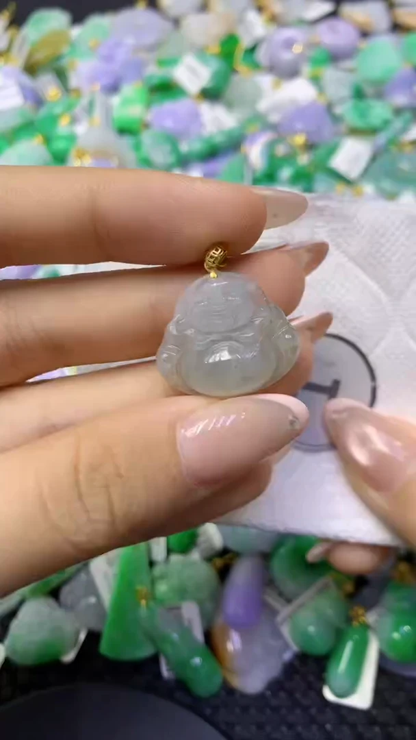 颈饰未镶嵌翡翠天然缅甸翡翠A货