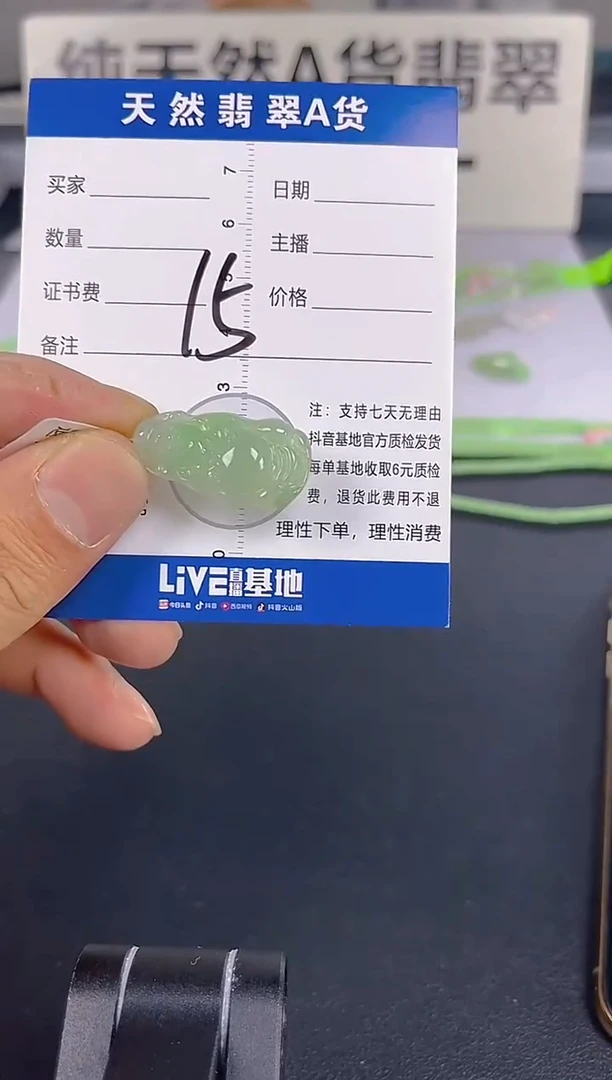 颈饰未镶嵌翡翠纯天然缅甸翡翠A货