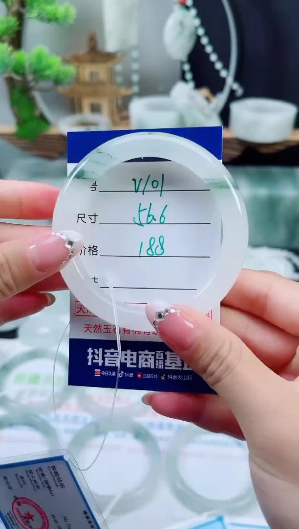 未镶嵌手镯石英质玉（天山翠）101
