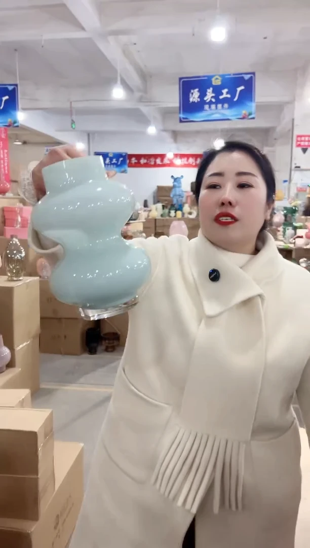 【闪购商品】玻璃花伴你花瓶微瑕-FEA83