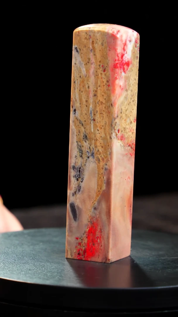 鸡血石藕粉冻鸡血石