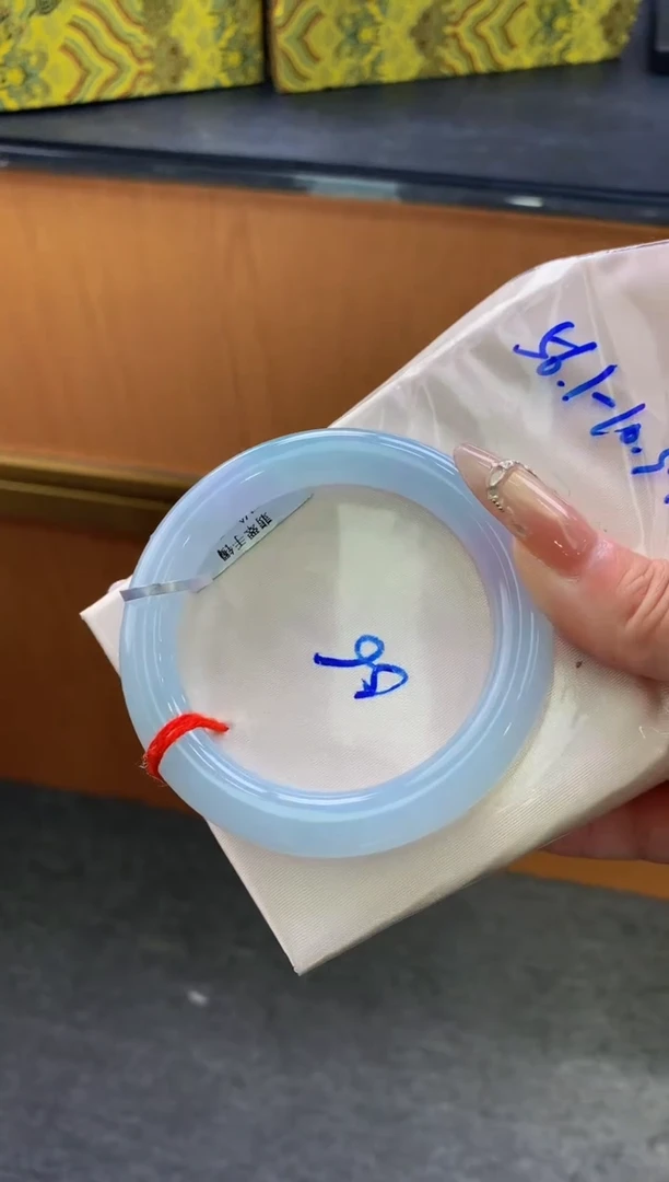 未镶嵌手镯翡翠-F88-圆条56.1