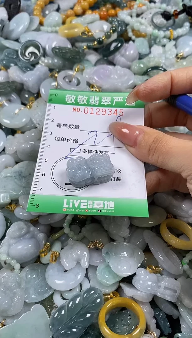 【闪购商品】翡翠颈饰未镶嵌闪购0129345多样性发其一