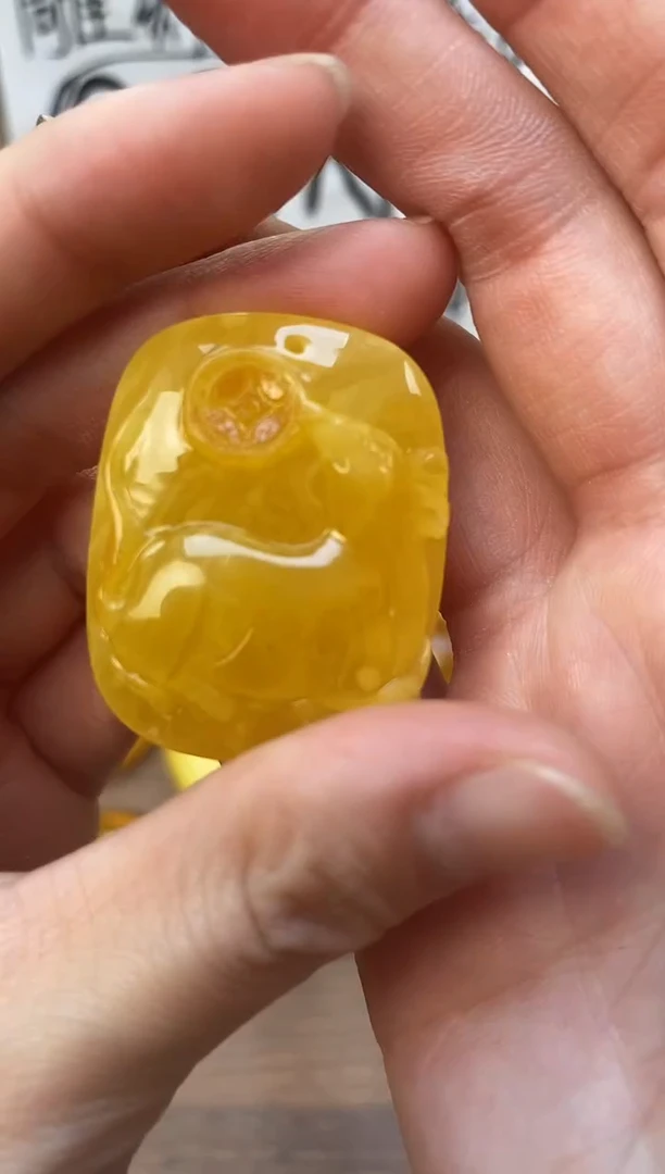 裸石琥珀未镶嵌天然琥珀蜜蜡