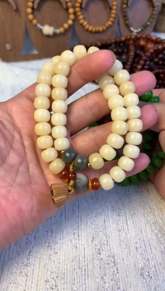 菩提双圈莲蓬手串