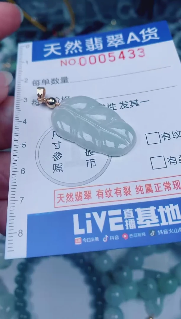 颈饰未镶嵌翡翠00005433