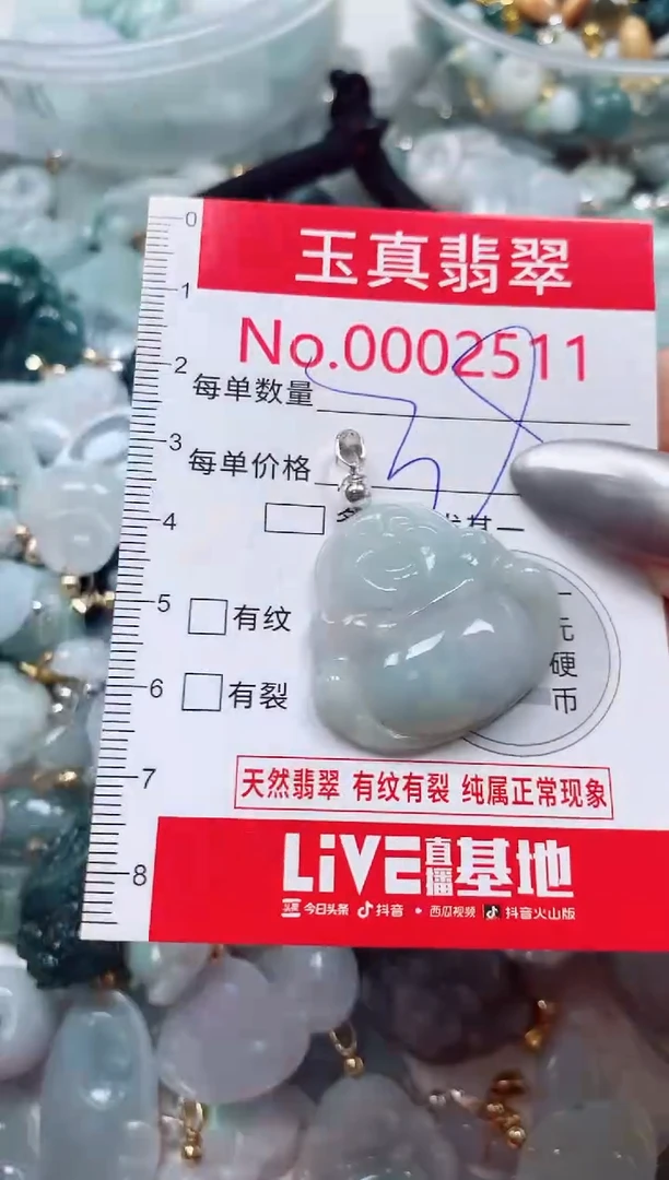 吊坠(不含链)未镶嵌翡翠2511