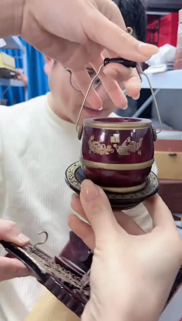 【闪购商品】木逞心如意喜盒一套（瑕疵）