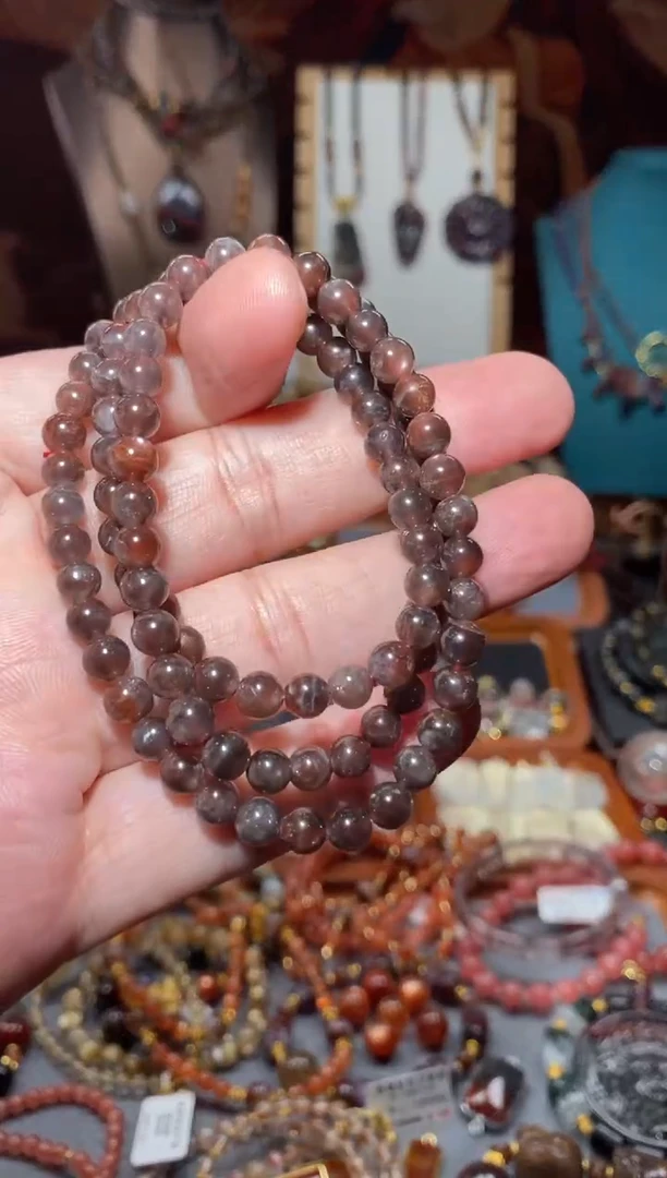 【闪购商品】长石三圈堇青金太阳未镶嵌多样性发其一