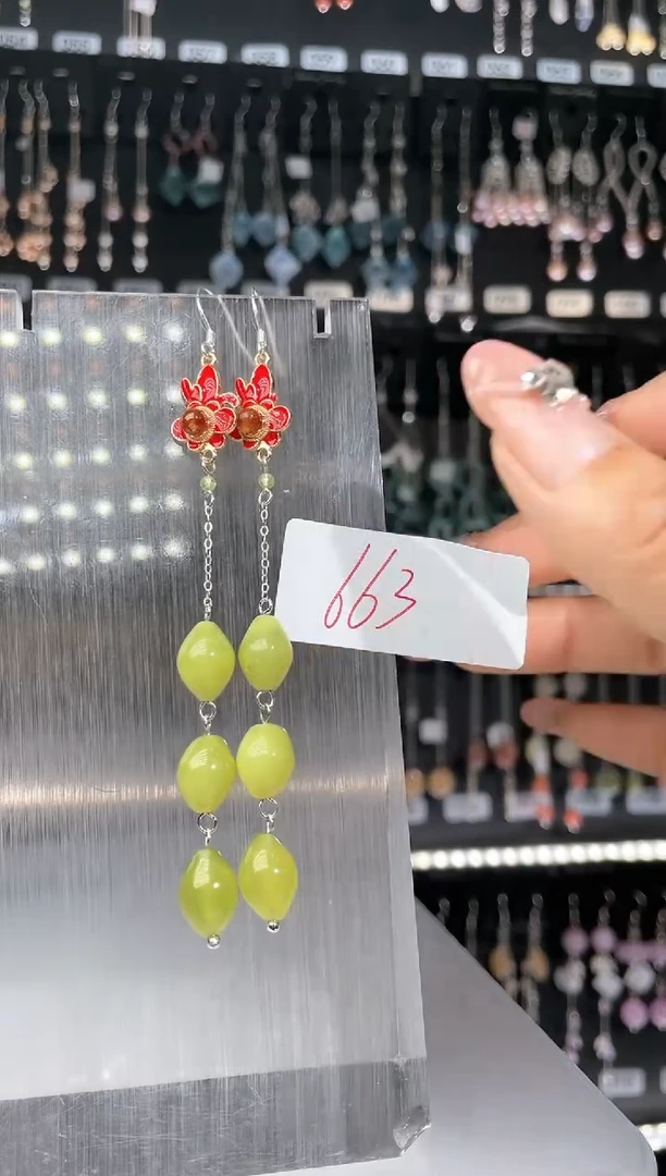 【闪购商品】紫晶耳饰银S925镶嵌喜欢拍