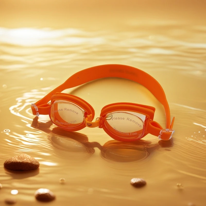 儿童通用防雾防水高清专业游泳眼镜舒适体验