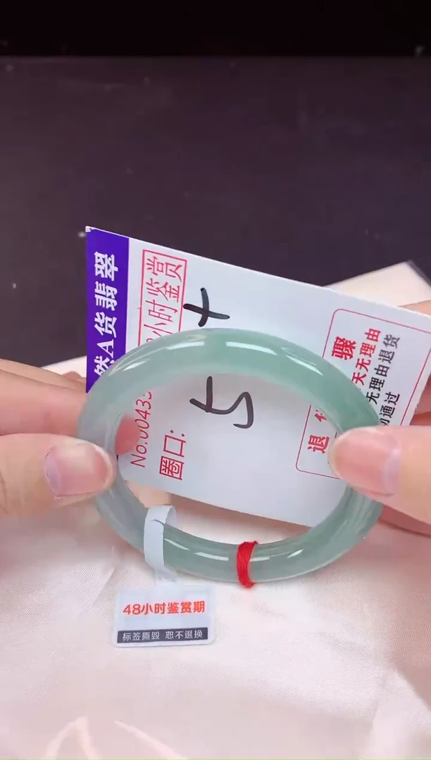 未镶嵌手镯翡翠53（48小时鉴赏期 ）