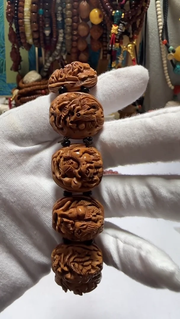 【闪购商品】桃核手串文玩桃核手串手盘