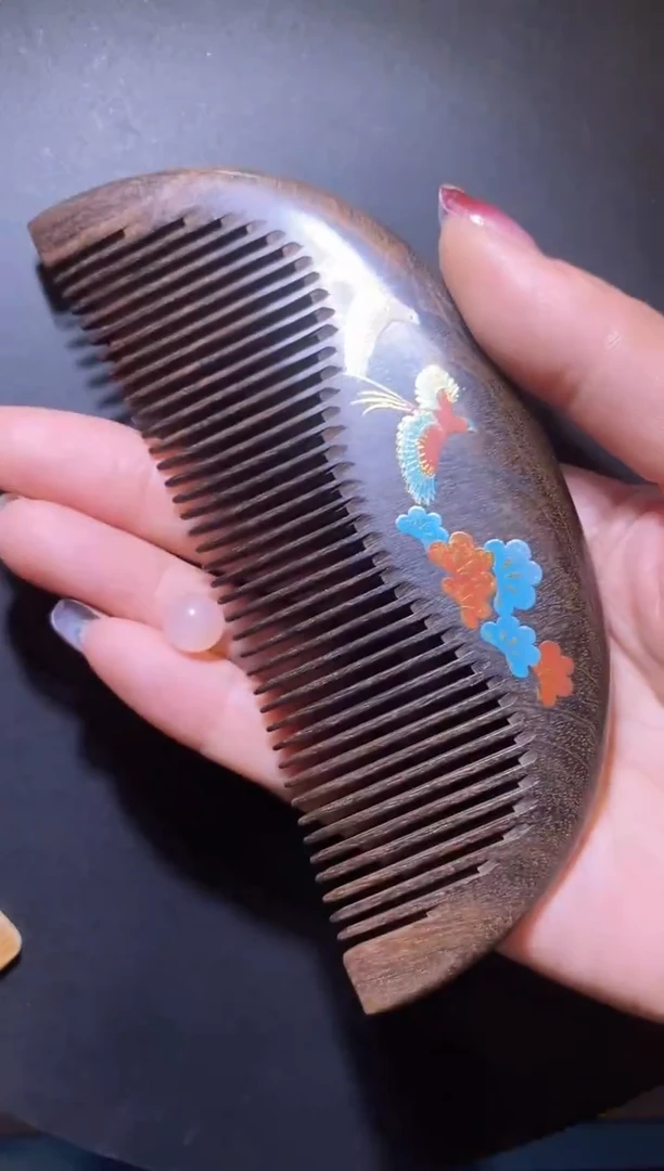 未镶嵌颈饰玛瑙/玉髓梳子吊坠