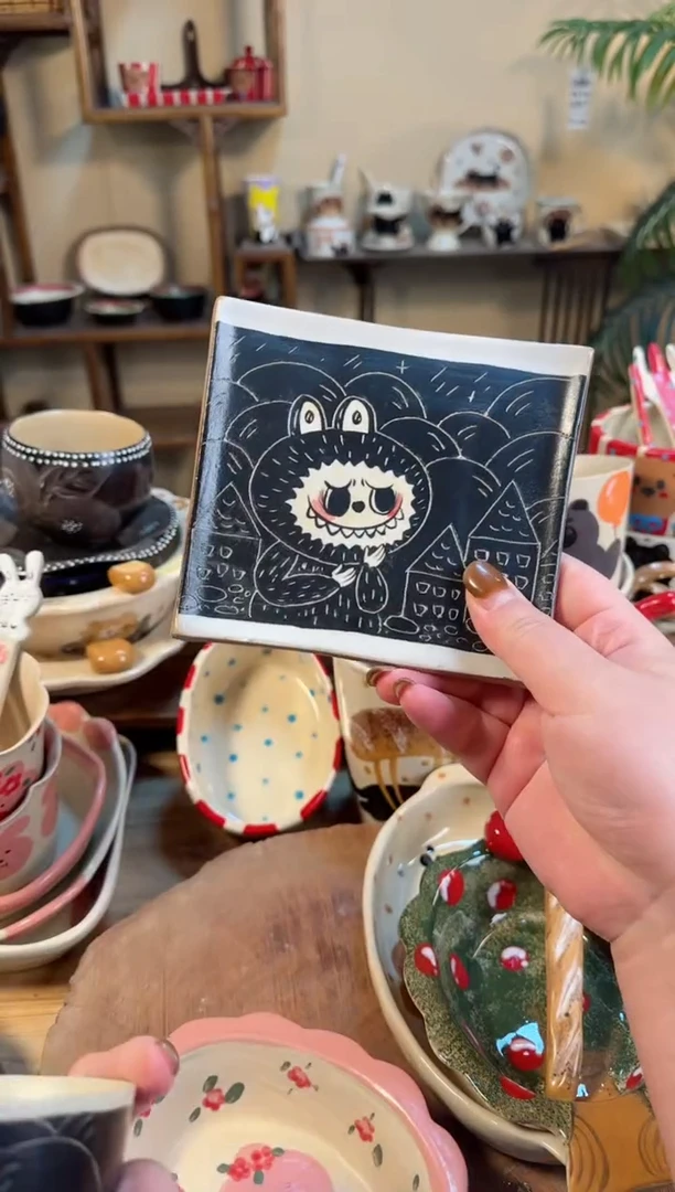 【闪购商品】拉布布方盘高温瓷器