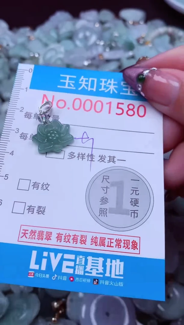 吊坠(不含链)未镶嵌翡翠1580