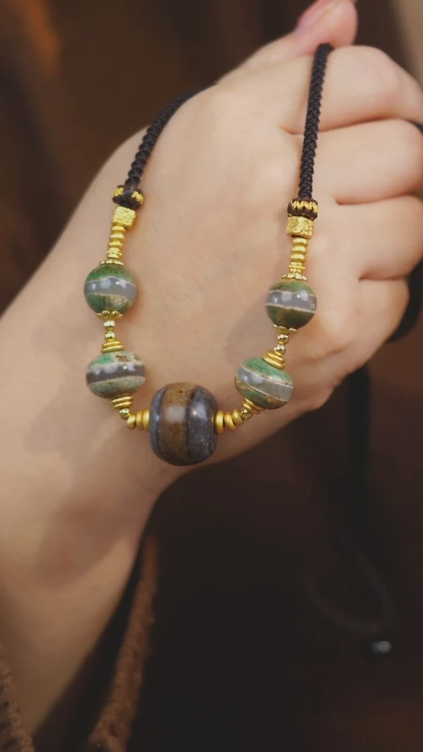 【闪购商品】玛瑙/玉髓项链未镶嵌多样性发一