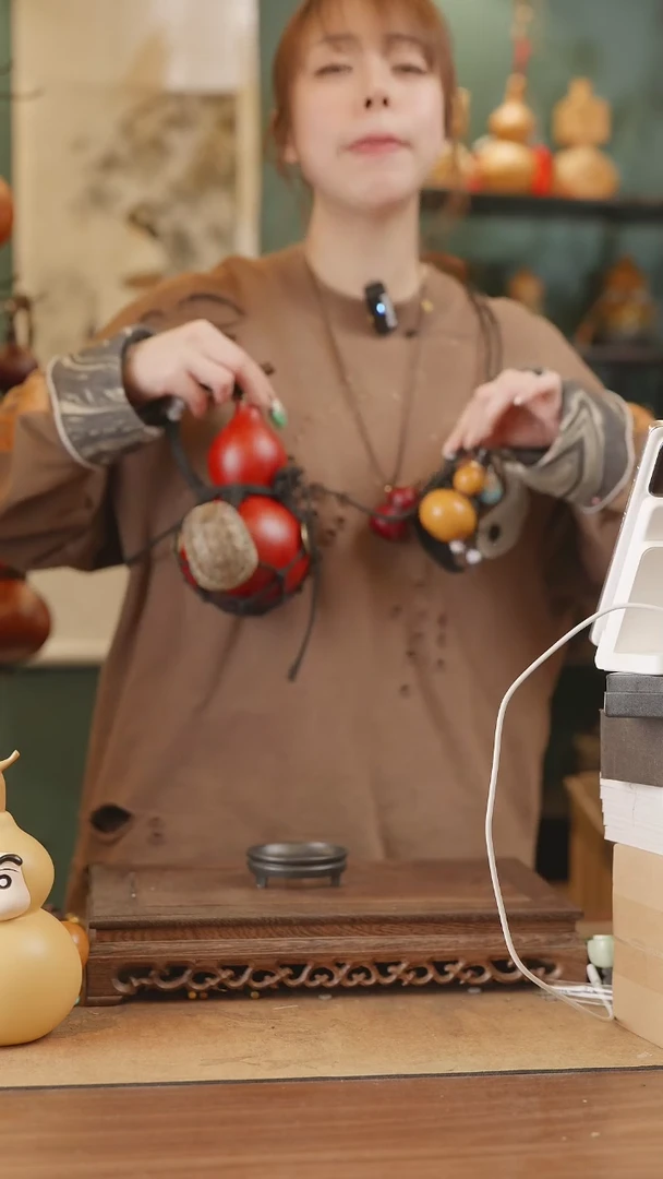 【闪购商品】362号精品天然大漆工艺防渗内胆酒葫芦~