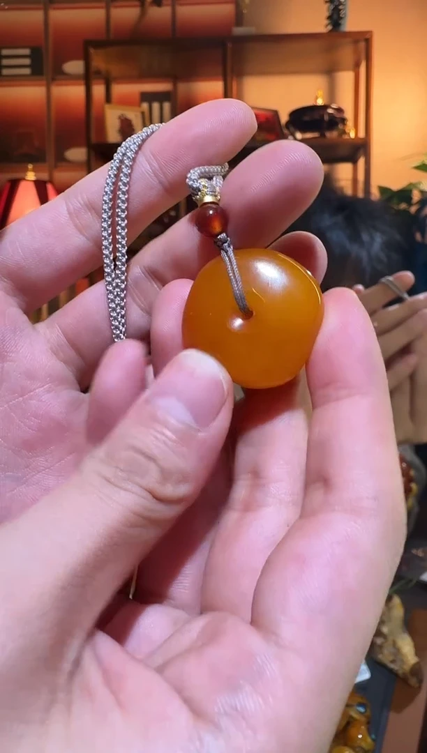 蜜蜡颈饰未镶嵌901天然蜜蜡珠宝奇石