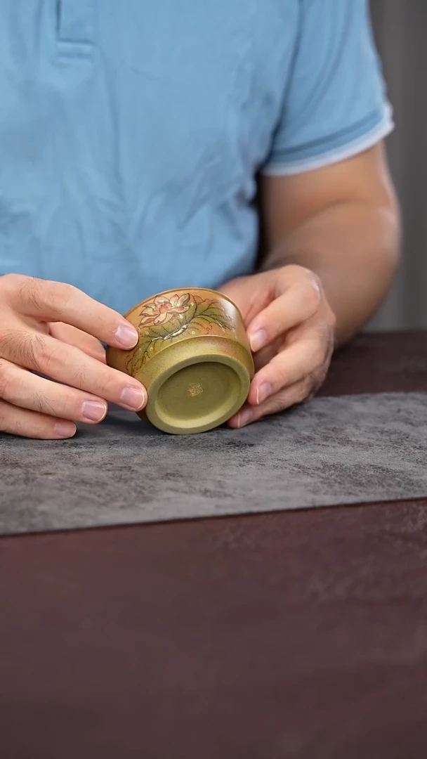 茶杯紫砂紫砂柴烧主人杯