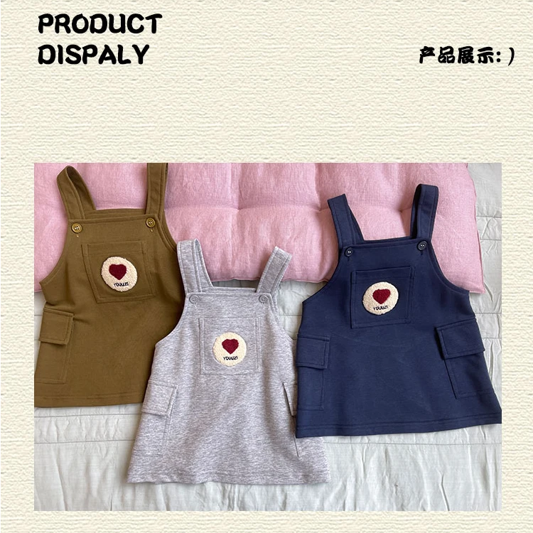 婴幼儿工装绣花连衣裙YZ82070