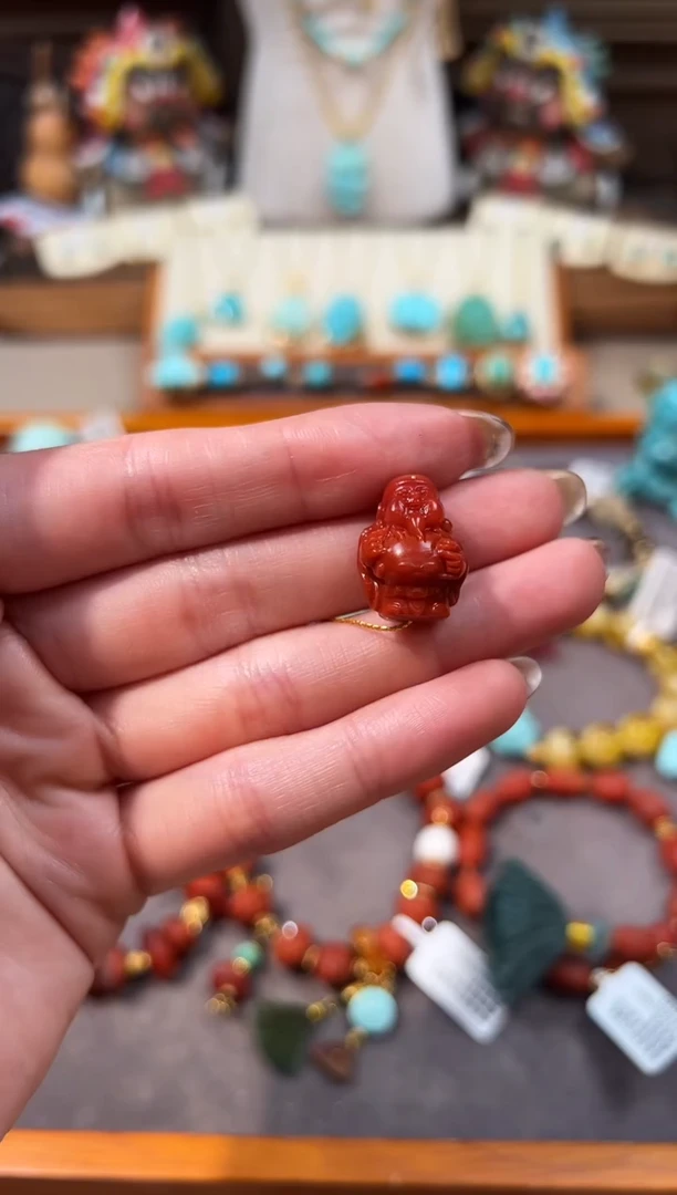 未镶嵌配饰南红玛瑙南红配饰财神