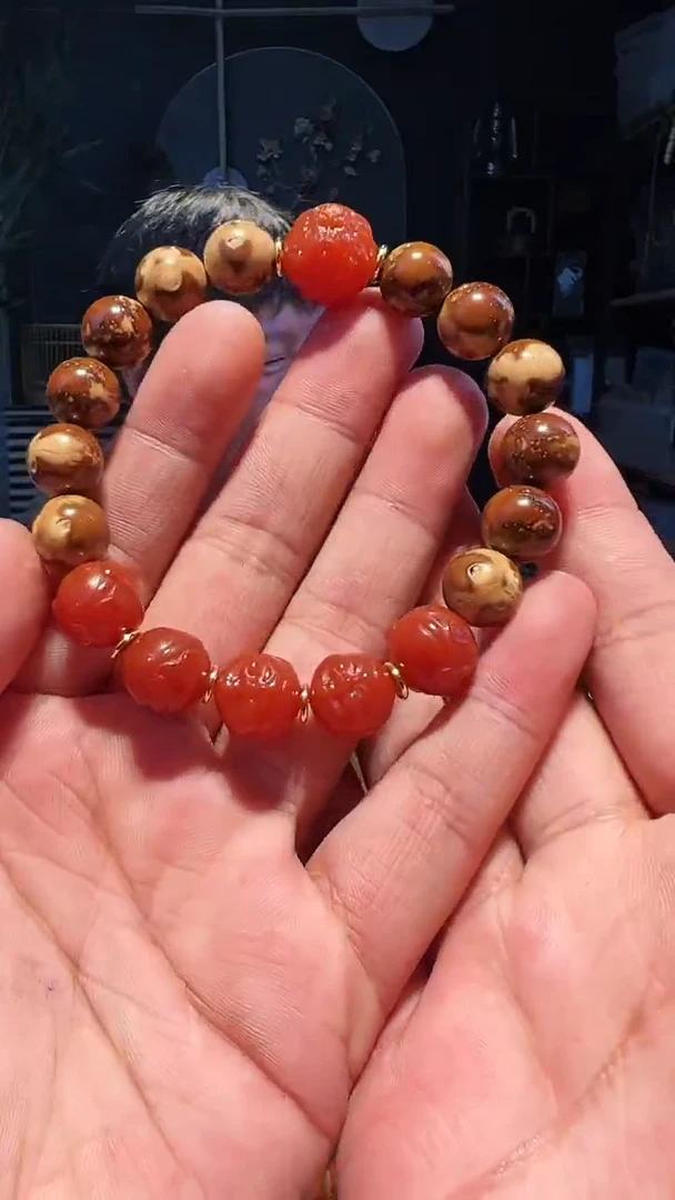 【闪购商品】菩提手串未镶嵌紫金鼠精配单圈