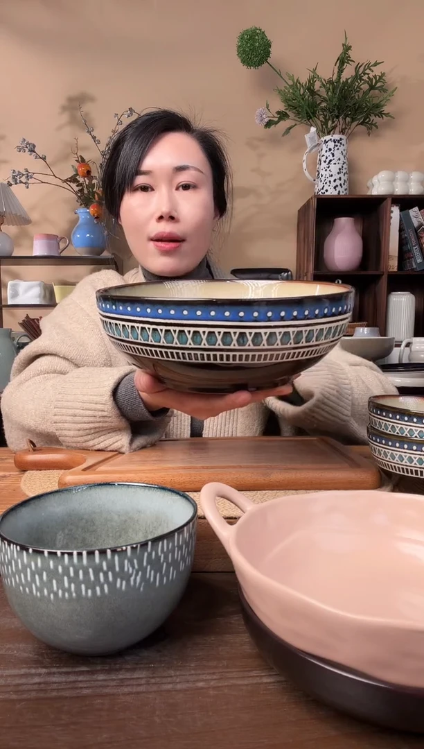 9英寸波西米亚大汤碗微瑕