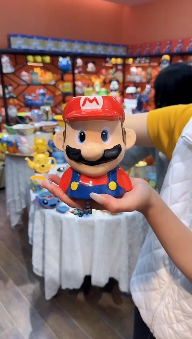 瓷片@@马里奥陶瓷倒置杯