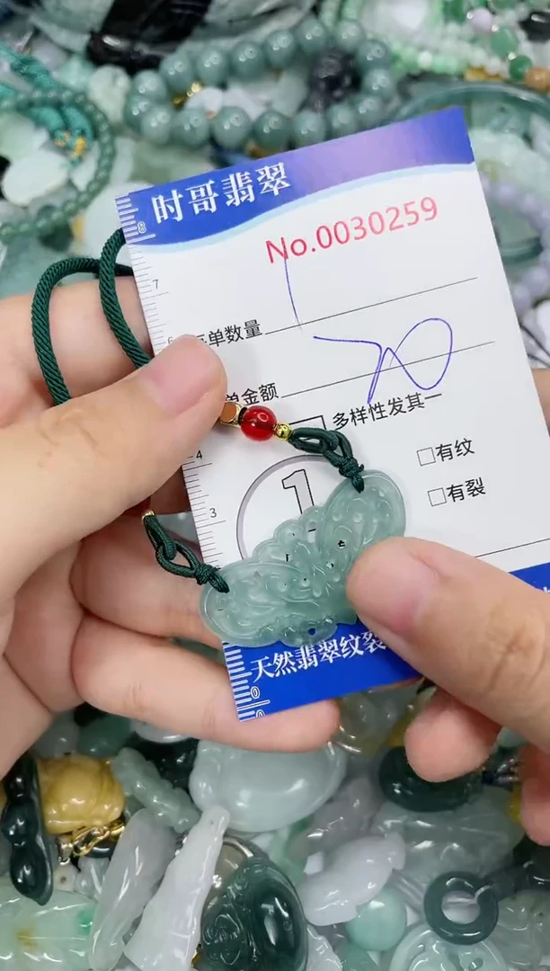 翡翠未镶嵌颈饰闪购商品0030259 多样性发其一