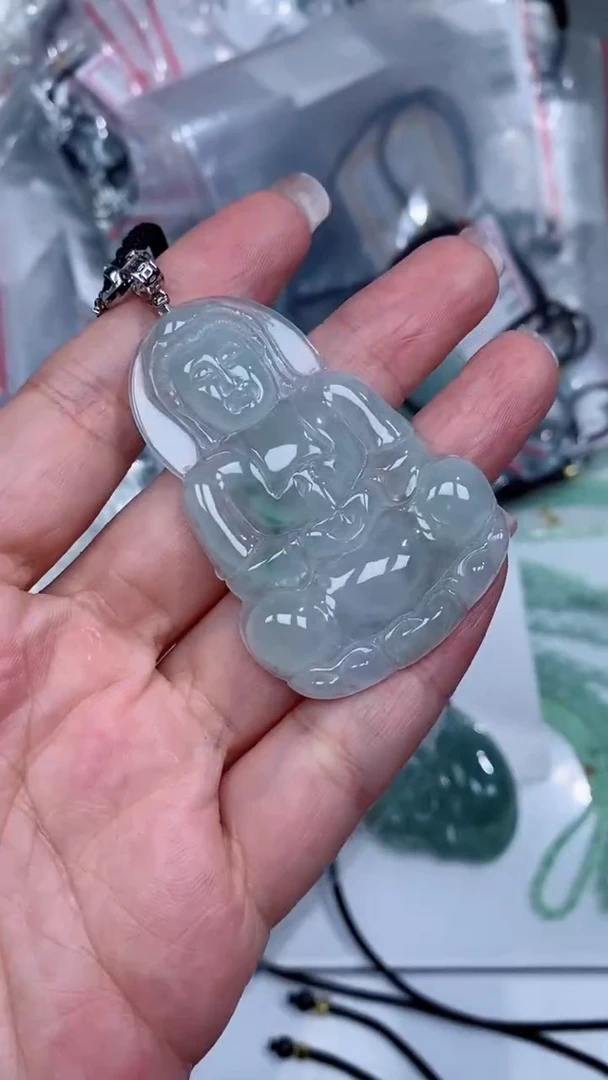 颈饰银S925镶嵌翡翠吊坠