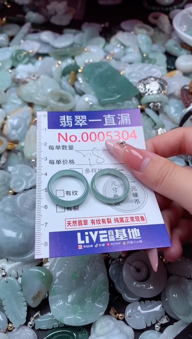 翡翠未镶嵌吊坠(不含链)5304