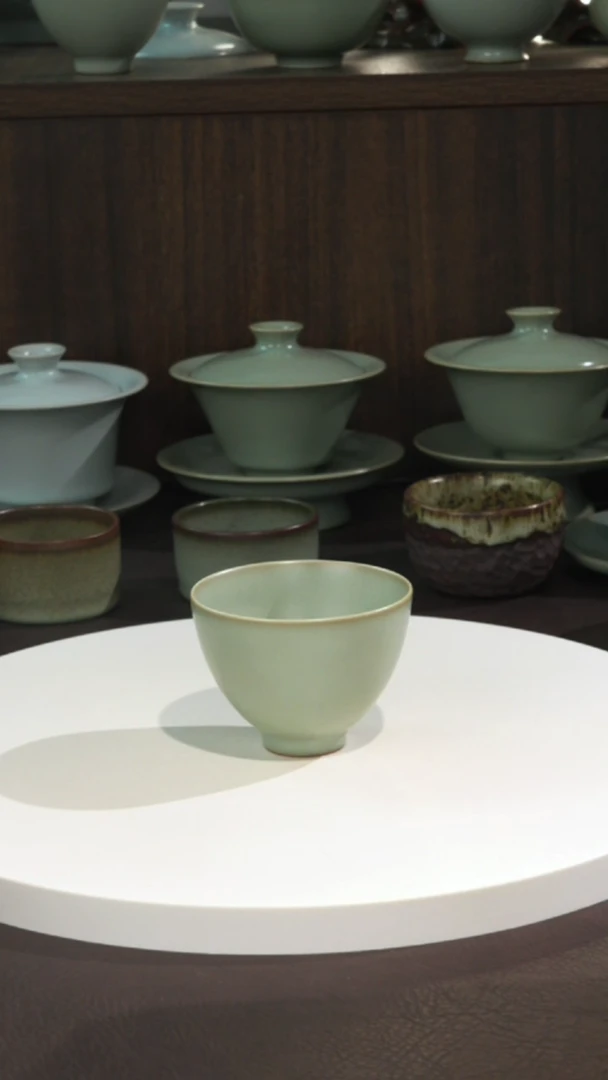 宣宝汝瓷原矿原釉手工作品