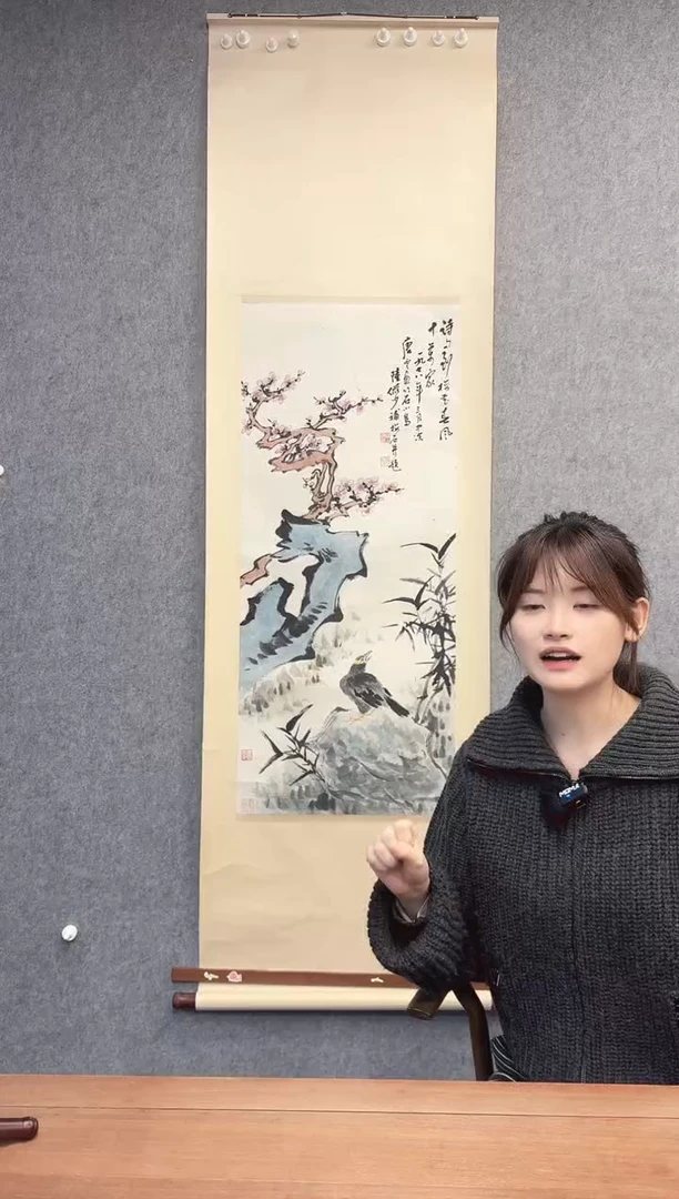 国画用****9陆老师唐老师 合作作品