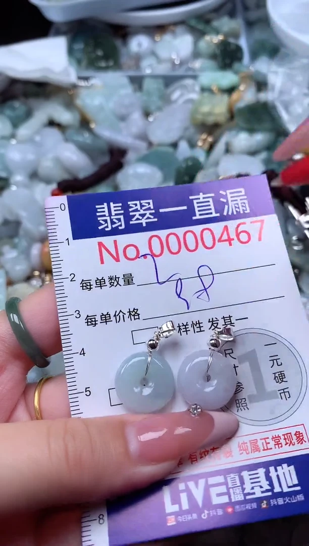 翡翠未镶嵌吊坠(不含链)467